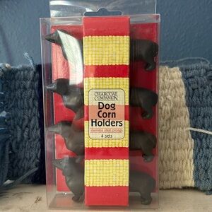 Wiener Dog  Corn Holders -NIB 4 sets